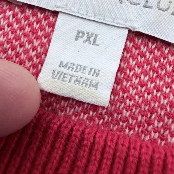 Charter Club Sweater Women's Red PXL Dog Pattern Machine Washable - Picture 9 of 14